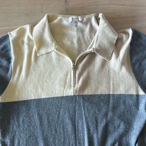 Men Reiss Polo Sweater, size Medium